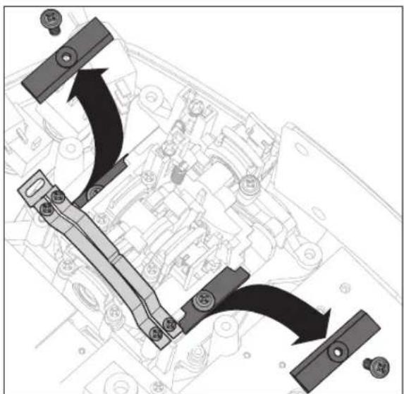 SPEKTRUM DX8G2 - Installation des butées du manche des gaz - 1