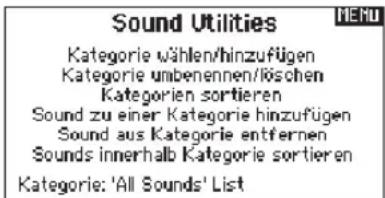 SPEKTRUM DX8G2 - Soundeinstellungen - 2