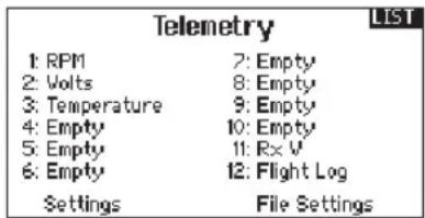 SPEKTRUM DX8G2 - Telemetry - 1
