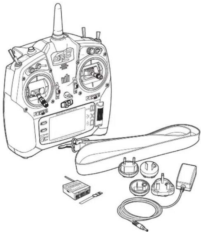 SPEKTRUM DX8G2 - BOX CONTENTS - 1