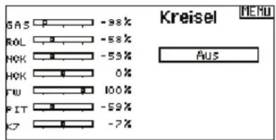 SPEKTRUM DX8G2 - Kreisel - 1