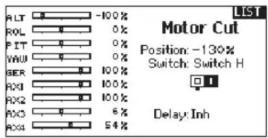 SPEKTRUM DX8G2 - Motor Cut - 2