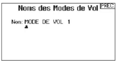 SPEKTRUM DX8G2 - Pour activer l'alerte vocale de mode de vol: - 1