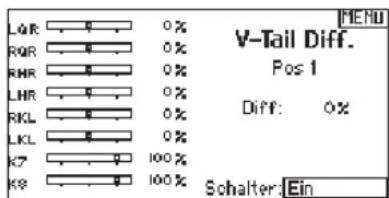 SPEKTRUM DX8G2 - V-Leitwerk Differenzierung - 1