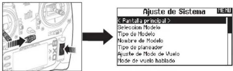 SPEKTRUM DX8G2 - AjUSTES DEL SISTEMA - 1