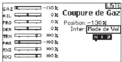 SPEKTRUM DX8G2 - ▶ Coupure des gaz - 2