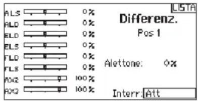 SPEKTRUM DX8G2 - ▶ Differenziale (solo per Aerei ed Alianti) - 1