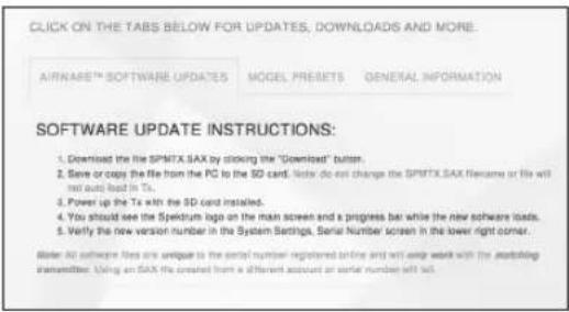 SPEKTRUM DX8G2 - Automatically Installing AirWare Software Updates - 3