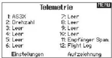 SPEKTRUM DX8G2 - Telemetrie - 1