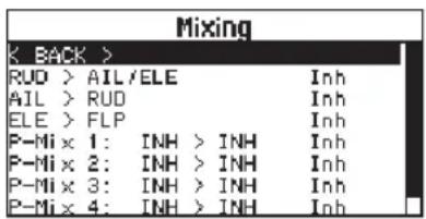 SPEKTRUM DX8G2 - Mixing - 1