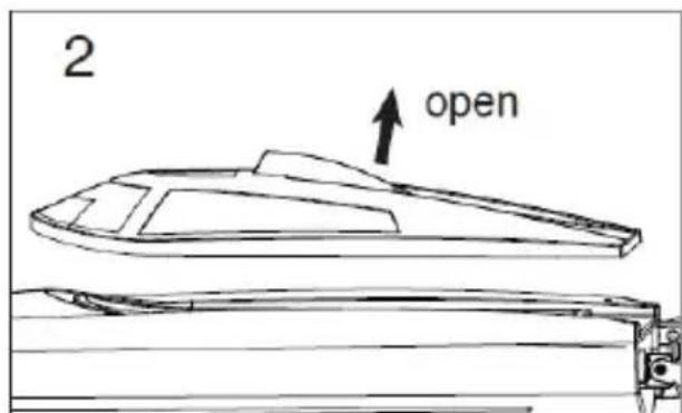 Acme Made Zoopa Thunder #01 - Ouverture du logement de la batterie et mise en place - 2