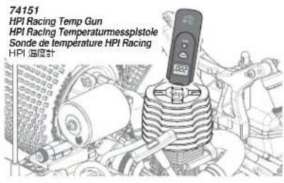 HPI Racing Bullet ST 3.0 - Engine Temperature Température du moteur Motortemperature 工溫/温度 - 2
