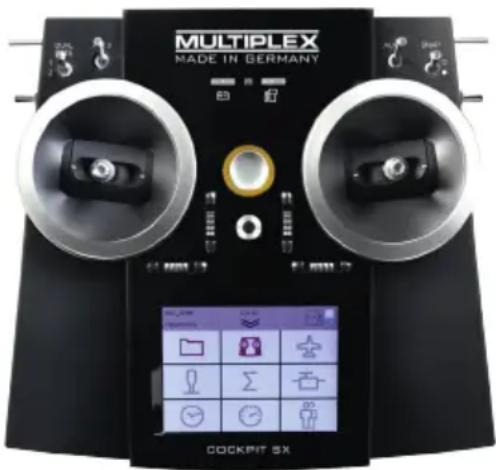MULTIPLEX COCKPIT SX 12 MLINK - Auf der Vorderseite befinden sich folgende Bedienelemente: - 1