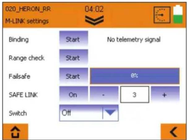 MULTIPLEX COCKPIT SX 12 MLINK - The SAFE-LINK function represents an important safety enhancement, but the following points must be observed: - 1