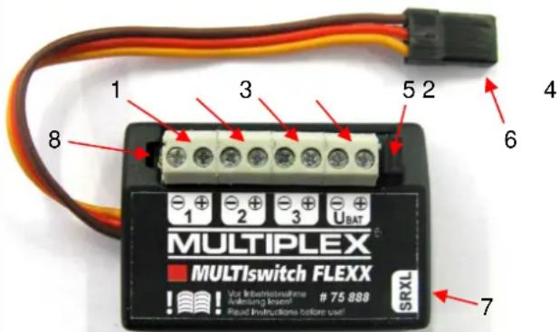 MULTIPLEX MULTIswitch FLEXX - ANSCHLÜSSE - 1