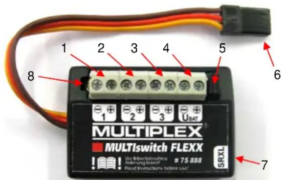 MULTIPLEX MULTIswitch FLEXX - RACCORDEMENTS - 1