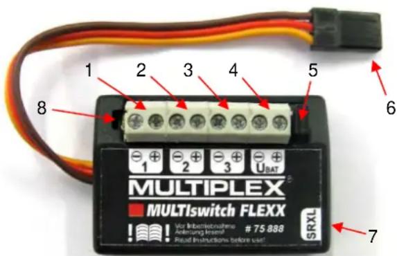 MULTIPLEX MULTIswitch FLEXX - CONEXIONES - 1