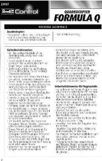 Revell FORMULA Q - 1