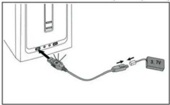 ACME zoopa Q420 Cruiser - Charging the battery - 1