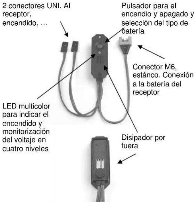 MULTIPLEX SafetySwitch LiPo TwinBatt - SAFETY-SWITCH LiPo - 1
