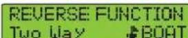 ROBBE 8639 - Fonction d'inversion (Reverse Function) (uniquement dans le mode bateau+auto (Boat+Car))! - 1