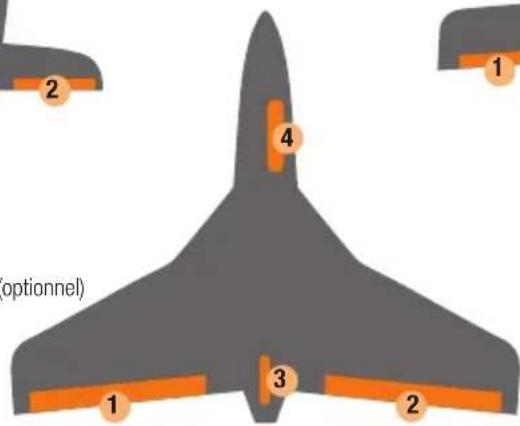 MULTIPLEX WINGSTABIRX12DR pro MLINK - Affection des connexions - 4