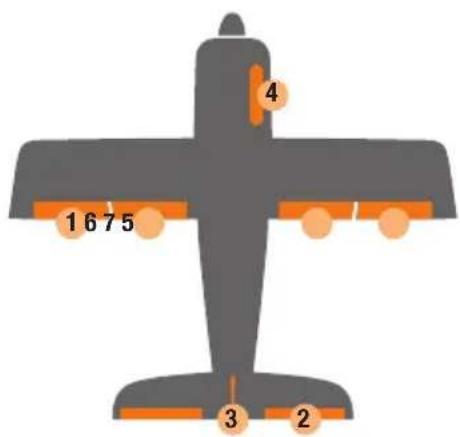 MULTIPLEX WINGSTABIRX12DR pro MLINK - Terminal assignment - 1