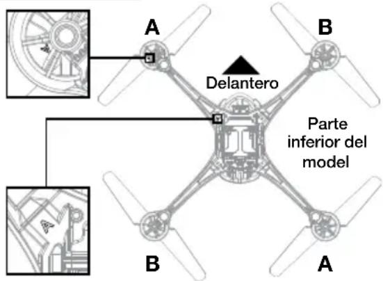 LaTrax Alias 6608 - INSTALACIÓN DE LAS HÉLICES DEL ROTOR - 1