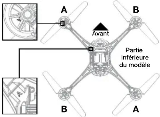 LaTrax Alias 6608 - INSTALLATION DES PALES DE ROTOR - 1