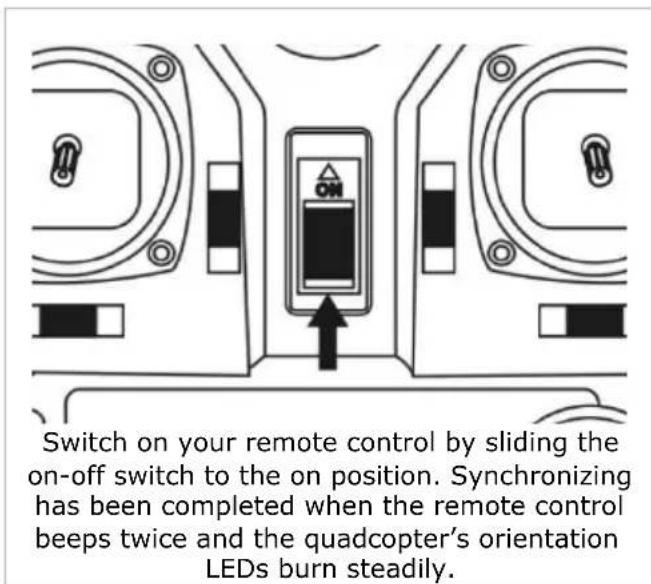 VELLEMAN RCQC3 - Synchronizing the Remote Control and Quadcopter - 4