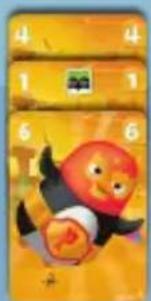 Bombyx Zany Penguins - Cartes posées du joueur C - 9