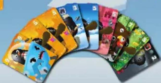 Bombyx Zany Penguins - Cartes posées du joueur C - 13
