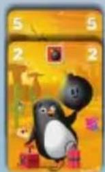 Bombyx Zany Penguins - Cartes posées du joueur C - 5