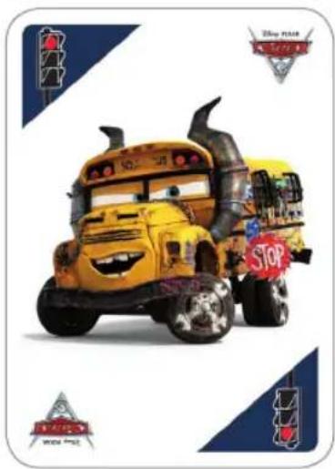 Dujardin Mille Bornes Cars 3 - Feu rouge - 1