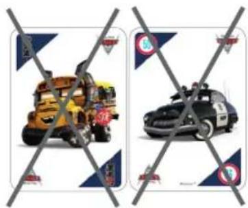 Dujardin Mille Bornes Cars 3 - Véhicule Prioritaire - 1