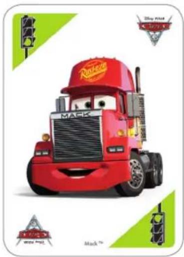 Dujardin Mille Bornes Cars 3 - Feu rouge - 2