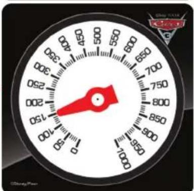 Dujardin Mille Bornes Cars 3 - Les cartes Bornes - 6