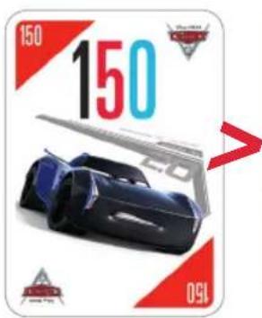 Dujardin Mille Bornes Cars 3 - Les cartes Bornes - 5