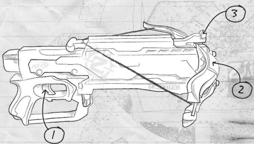 Nerf Zombie Strike Crossfire Bow - 2