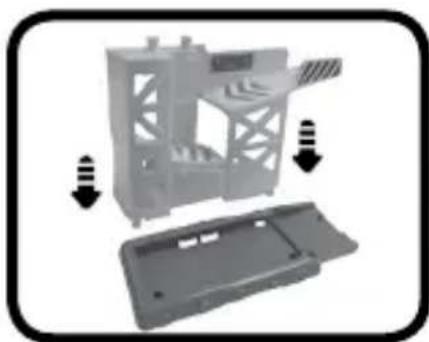 VTECH Maxi grue interactive - Assemblage de la glissière à blocs - 1