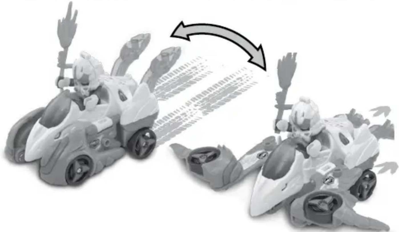 VTECH Petits Dinos transformables assortis - Dek, le Pteranodoid + Hudson, GeoRider - 1