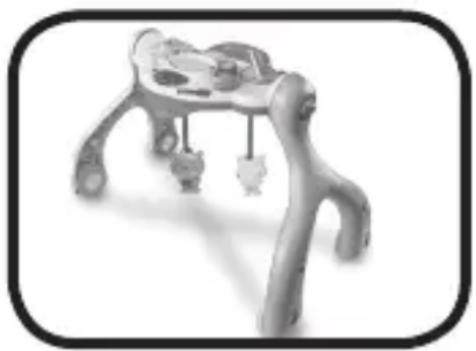 VTECH Centre d'éveil 4 en 1 des p'tits copains - POUR ASSEMBLER LE TABLEAU ET LES PIEDS - 8