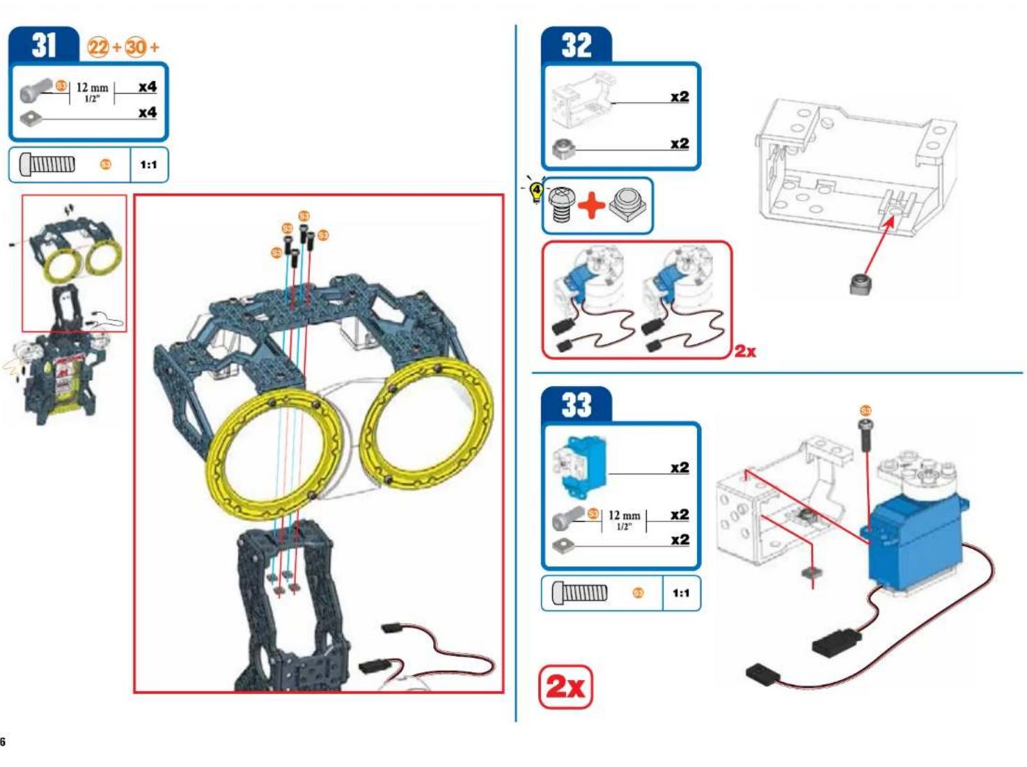 Spin Master Meccanoid G15 - ASSEMBLY·ASSEMBLAGE·MONTAJE·ZUSAMMENBAU·MONTAGE·MONTAGGIO·MONTAGEM·CBOPKA - 12