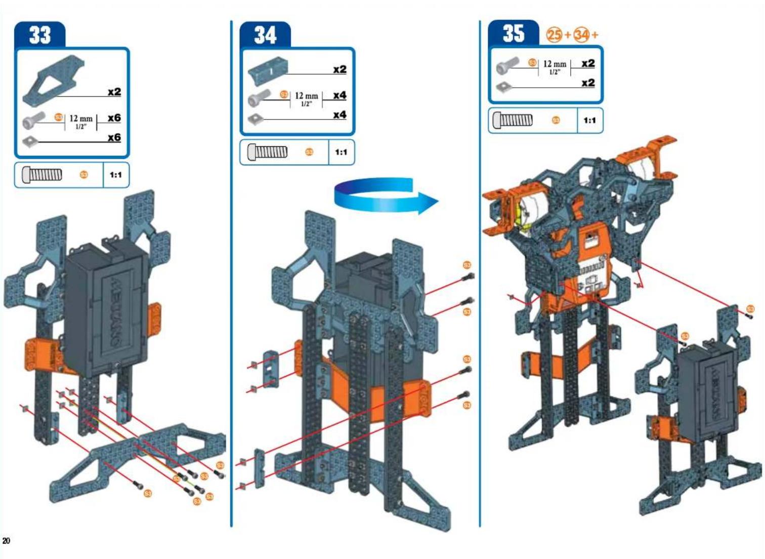 Spin Master Meccanoid G15KS - CONSTRUCTION TIPS - 74