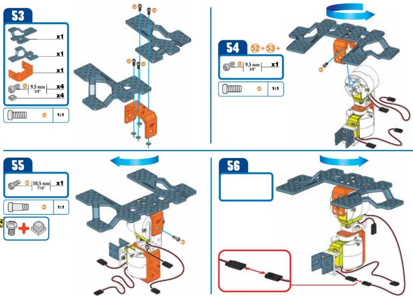 Spin Master Meccanoid G15KS - CONSTRUCTION TIPS - 89