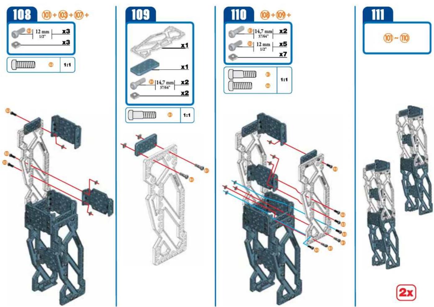 Spin Master Meccanoid G15KS - CONSTRUCTION TIPS - 169