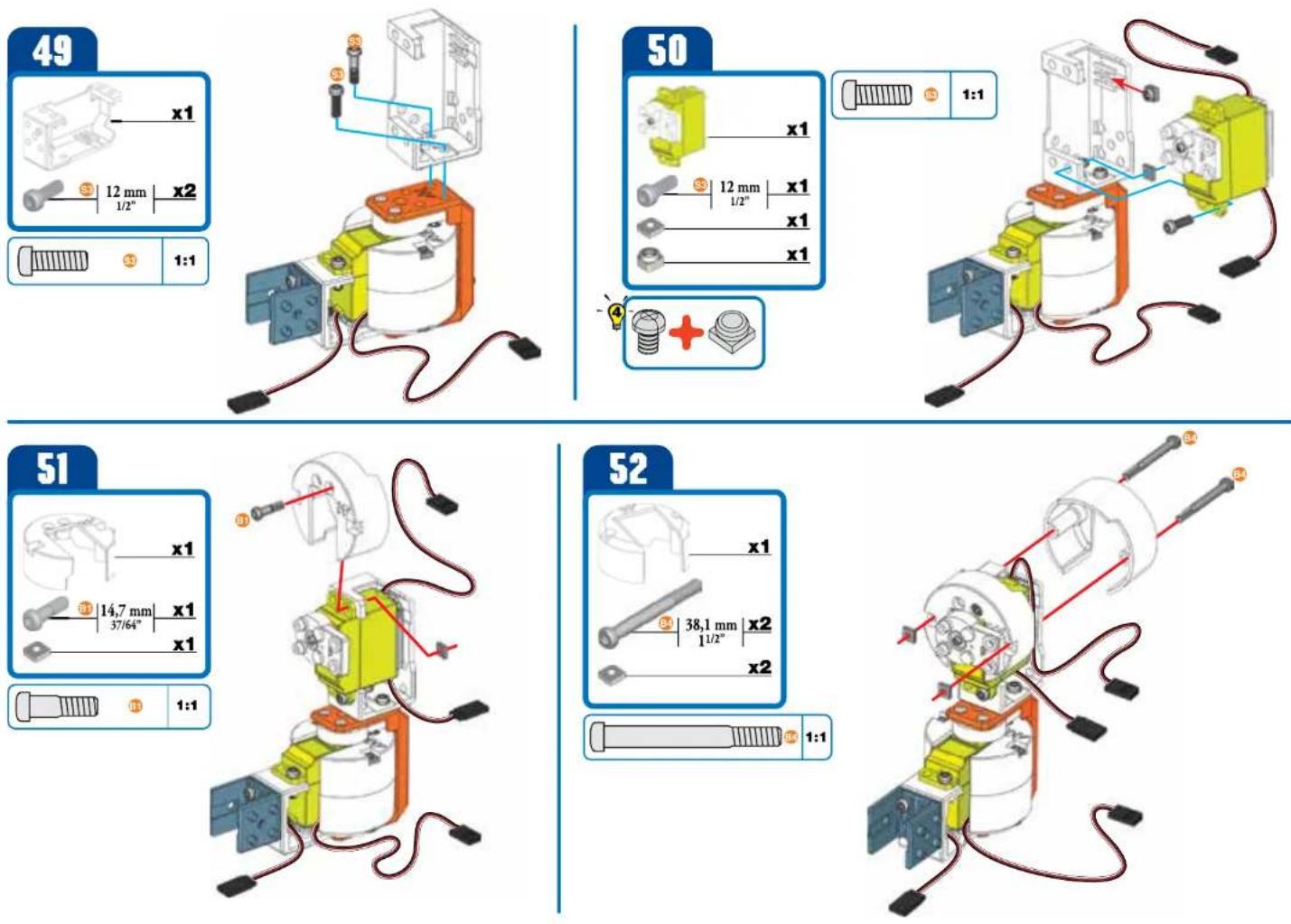 Spin Master Meccanoid G15KS - CONSTRUCTION TIPS - 88