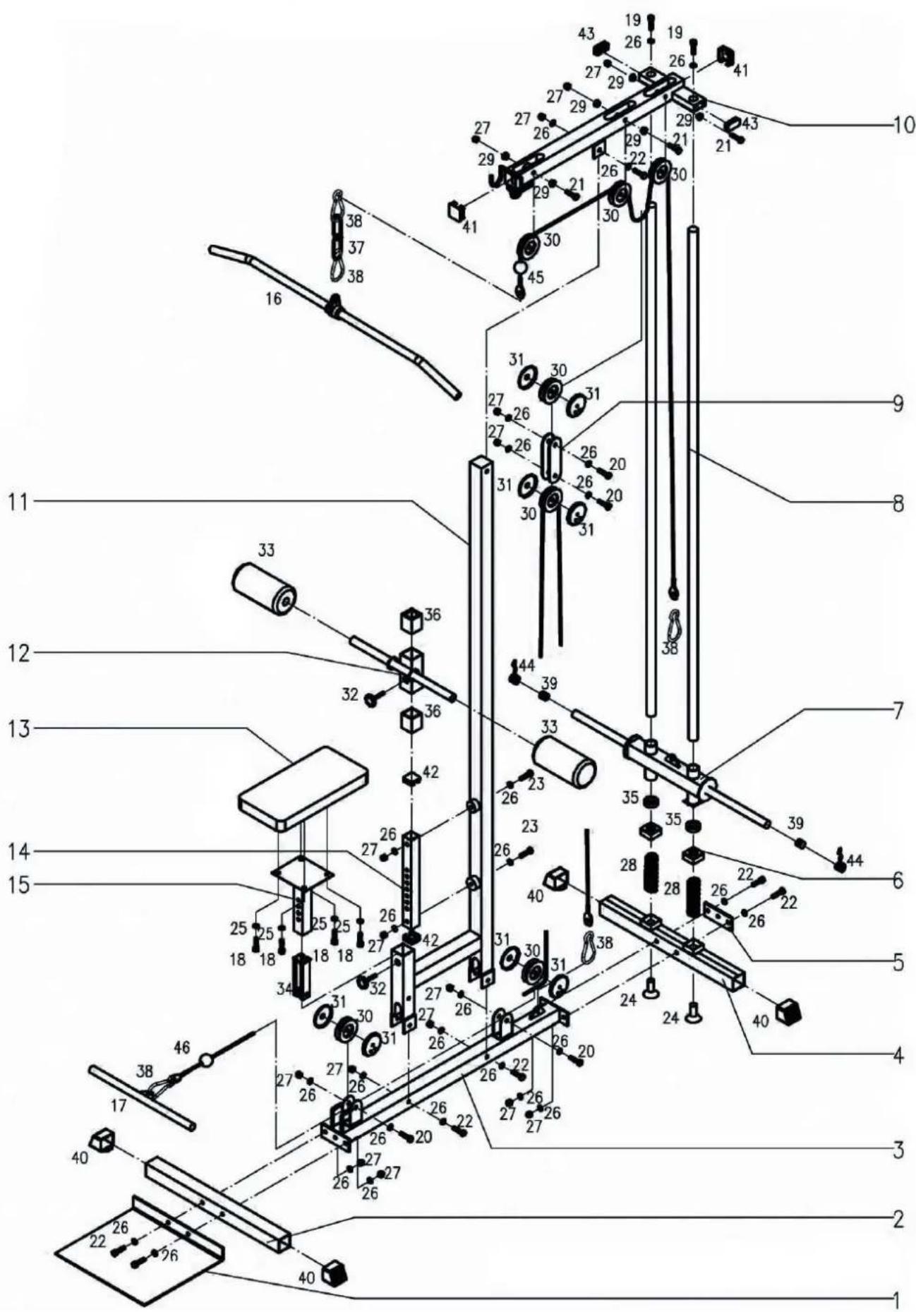 Finnlo MultiLatTower - Contenu de I'emballage - 14