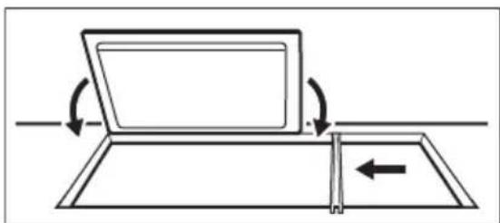 AEG HC452600EB - De opening in het werkblad - 1