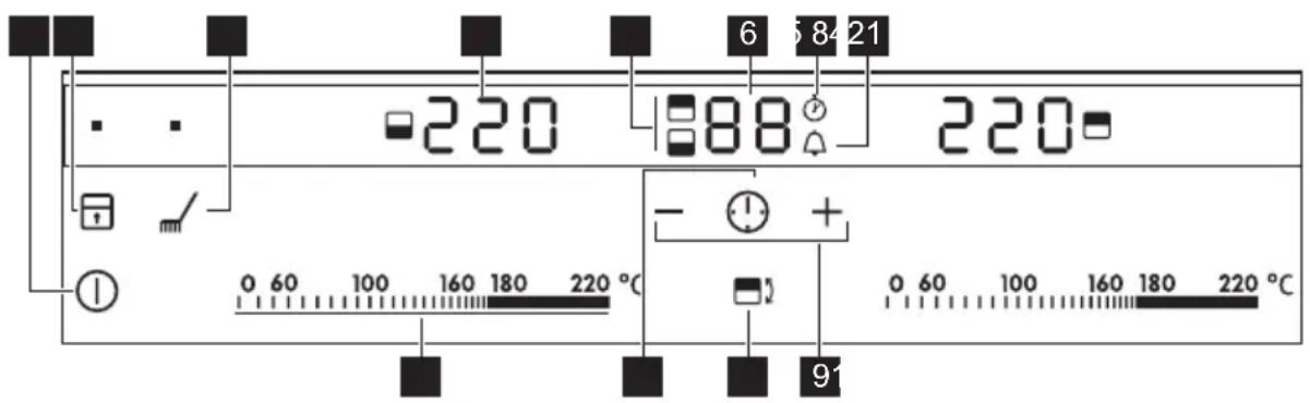 AEG HC452600EB - Bedienfeldanordnung - 1